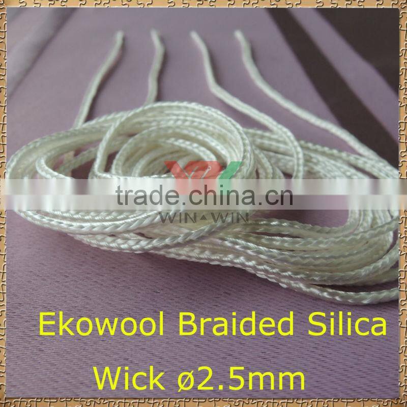 Top Selling 1.0mm Braided Ekowool Silica Cord