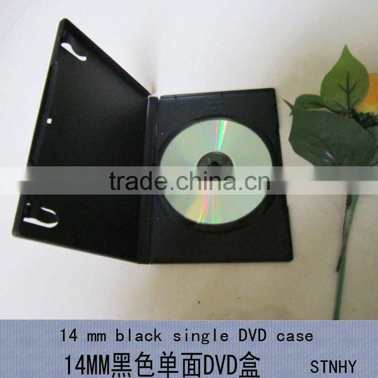 14mm black single DVD case