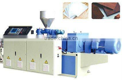new PLATE PRODUCING MACHINE PVC
