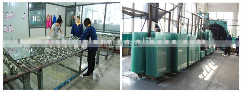 8+8mm Guardrail stair tempered laminated glass
