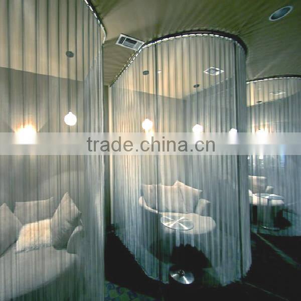 HIHG TECH metal curtain mesh/aluminum alloy chain link curtain