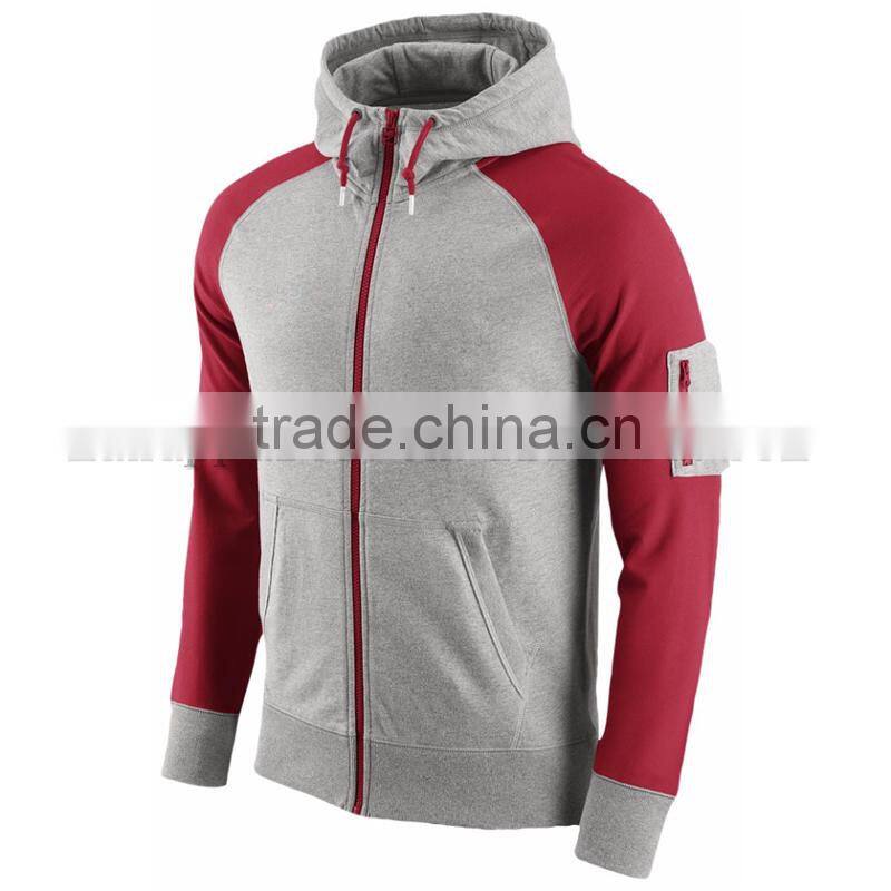 2016 Custom Wholesale Man Hoodie Cotton/Spandex Lightweight Hoodie