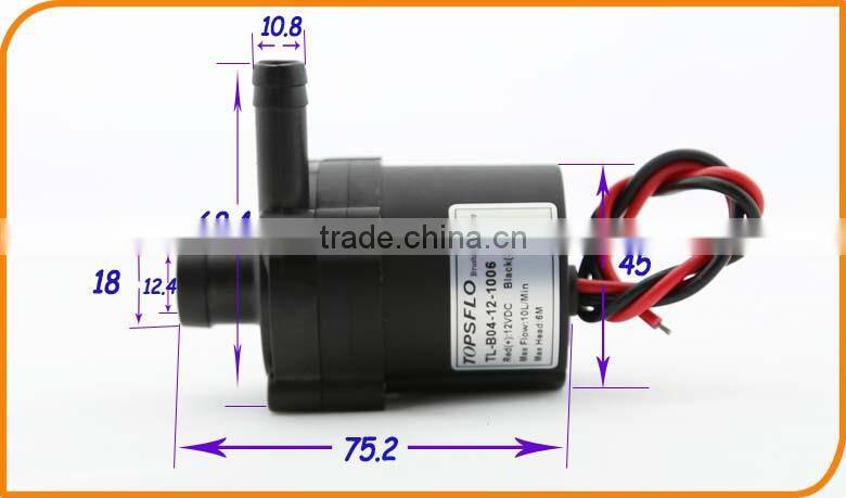 12V 24V dc brushless silent water pump car water pump air conditioning