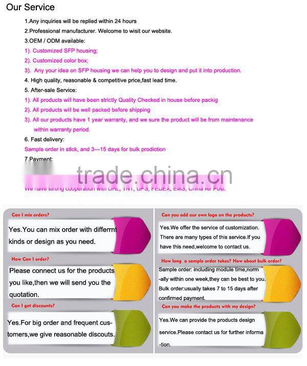 Optical Transceiver SFP Bi-Directional Operation SFF Case SFF-BIDI-SC Connector .