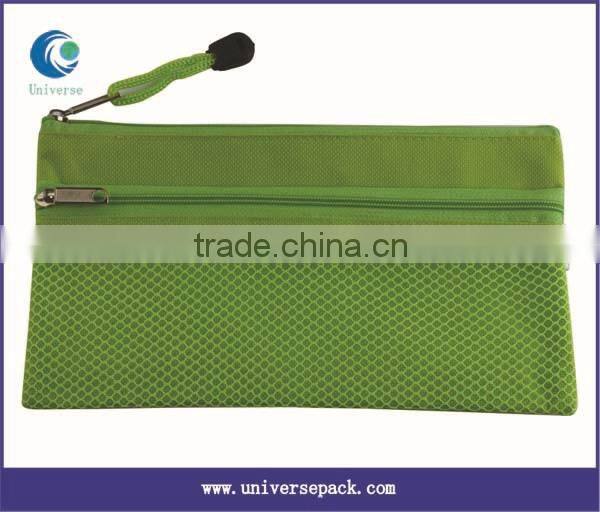 factory price zipper pencil bag with printing