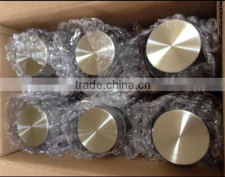 Glass Water Bottles 16 oz, Stainless Steel Cap - Case of 6