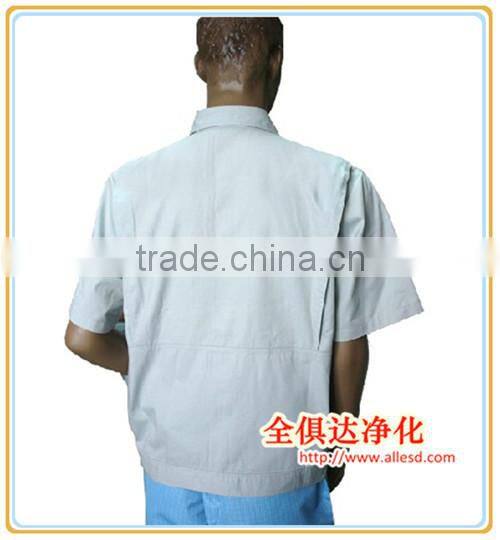 35% cotton and 65% polyester Short Sleeve ESD Jacket