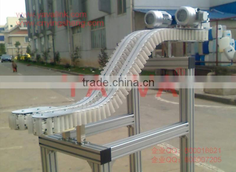 Z style vertical bucket conveyor for packing machine