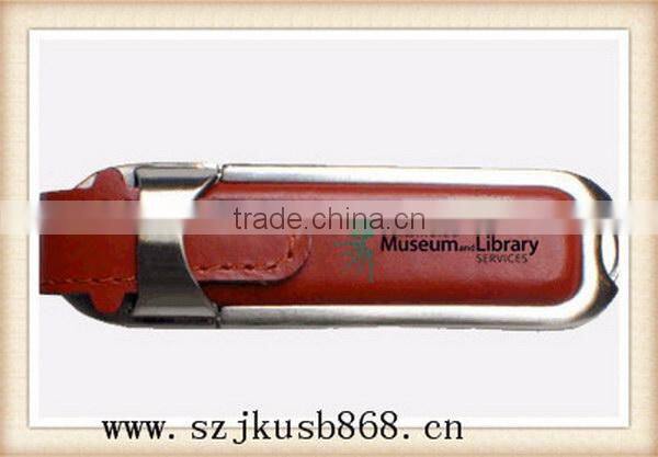 Best-selling beautiful newest leather usb driver
