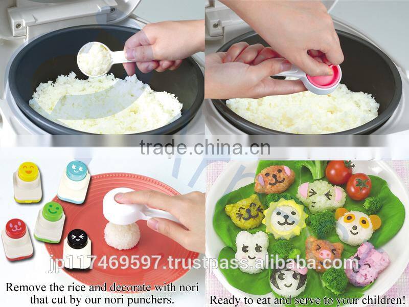 kitchenware cookware cooking utensils kids equipments lunch bento tools sushi animal 5 rice ball onigiri molds set 75457