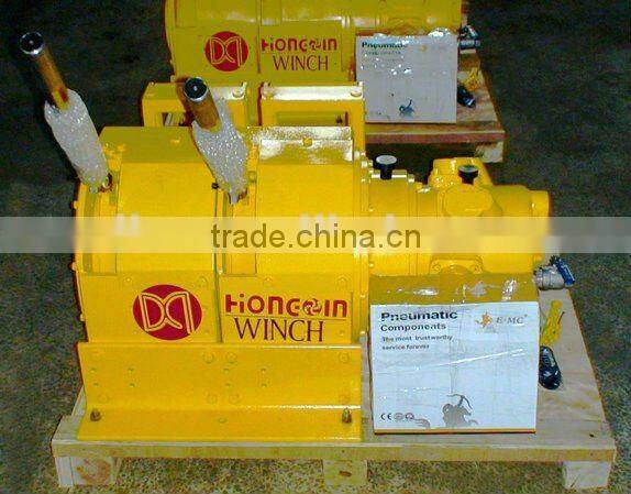 8KN 800KGS Capacity Underground Mining Used,Air Scraper Winch,Double Drum,Scraper Air Winch