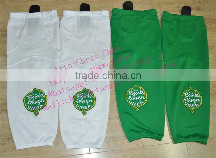 Cheap Custom legging embroidery polyester ice hockey socks