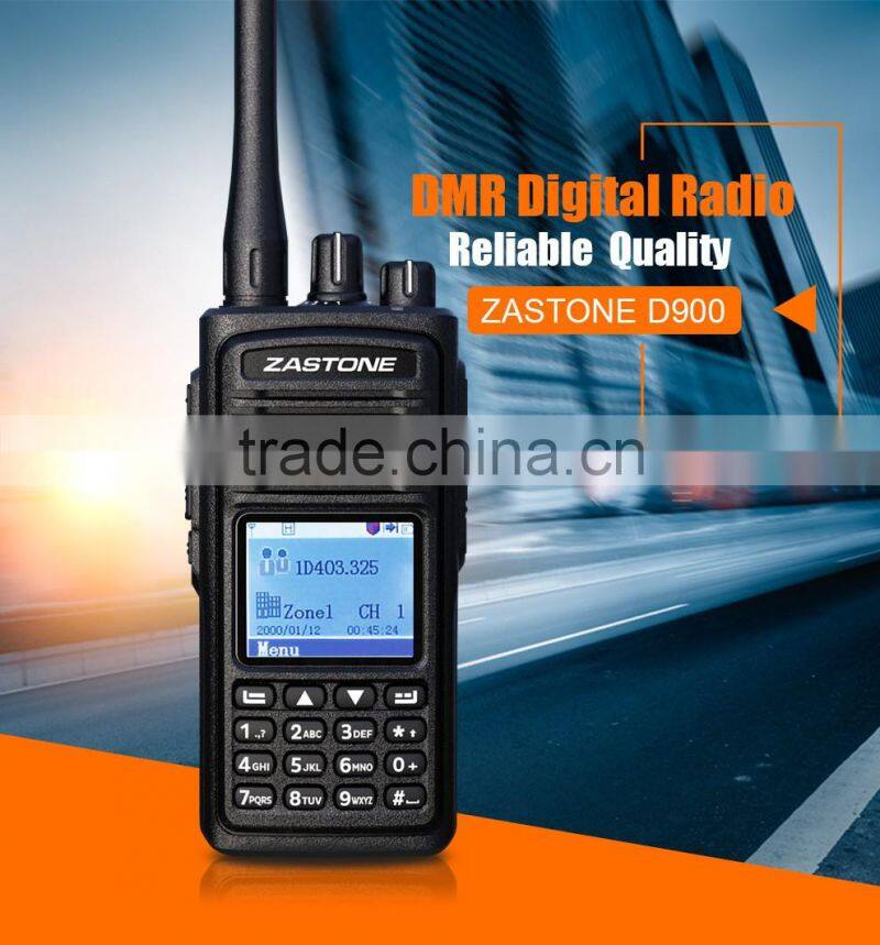 Hot sell talkie walkie ZASTONE D900 DMR digital walky talky long distance compatible with MOTOTRBO