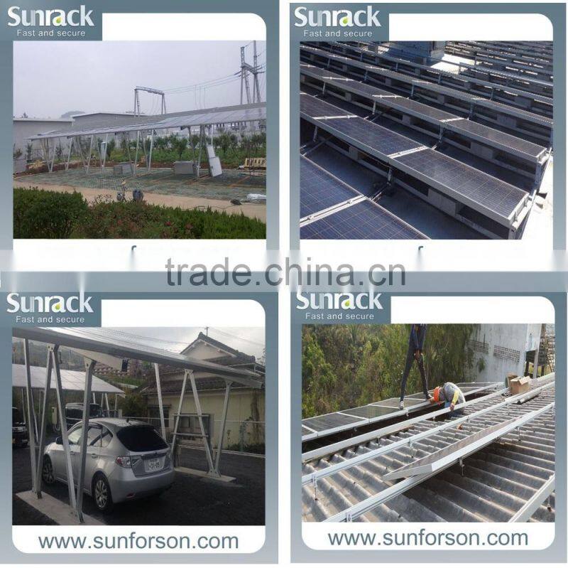 solar pole mount to install 1 to 16 pv panels mounting brackets