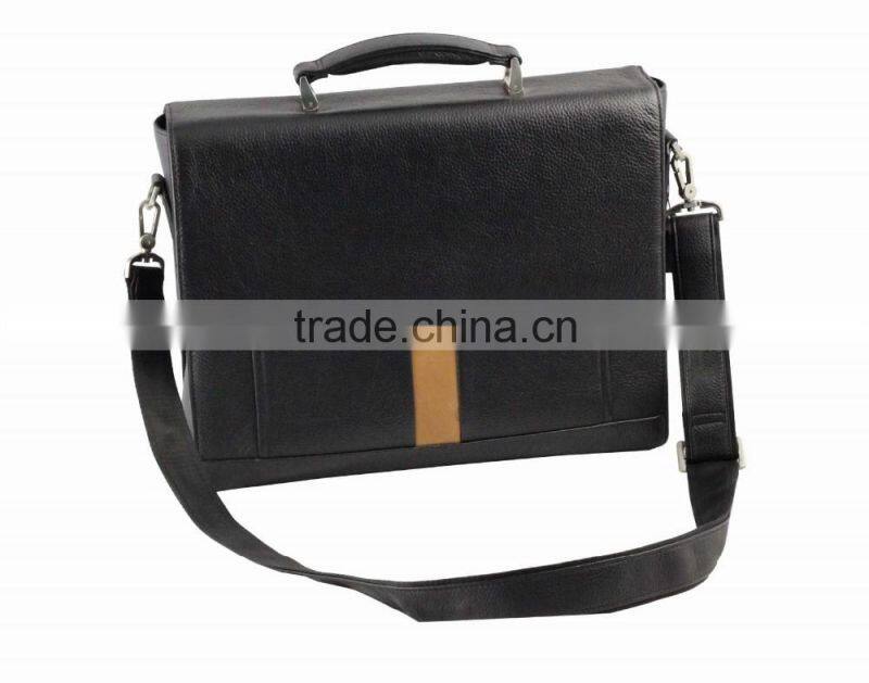 Top grade fashion men's briefcase,Genuine leather briefcase,Business briefcase,High quality briefcase with handles and one band