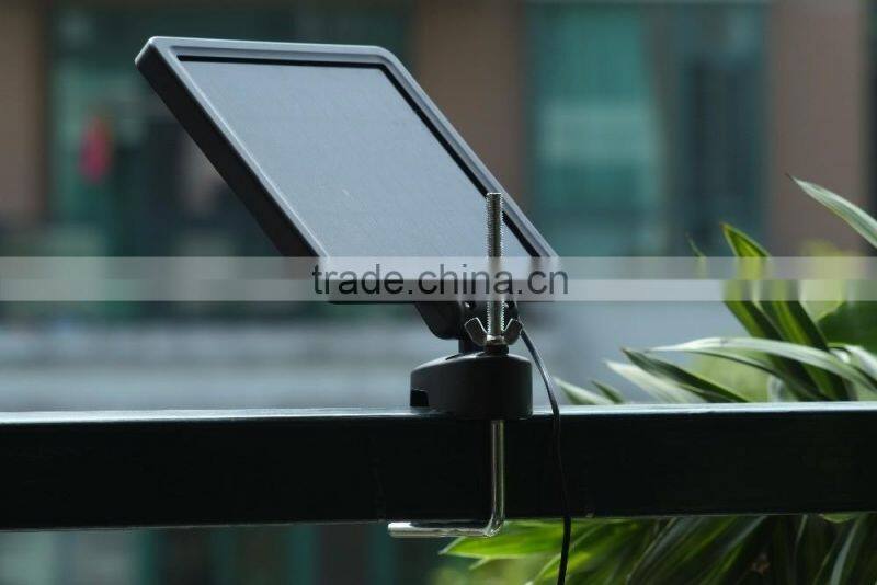 Singapore, Battery powered Solar Wall Light with Infrare Sensor, compact exterior wall Luminaire powered by solar energy