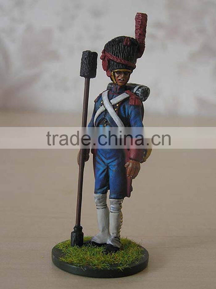 Hand-painted Soldier Figure French ArtIlleryman Miniature