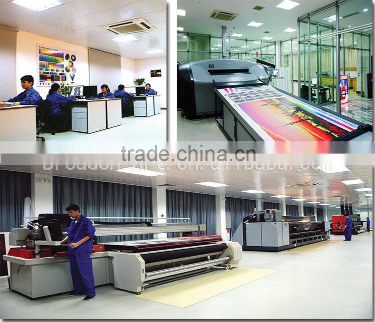 wrought iron garden wall fence frontlit coated banner UV printing