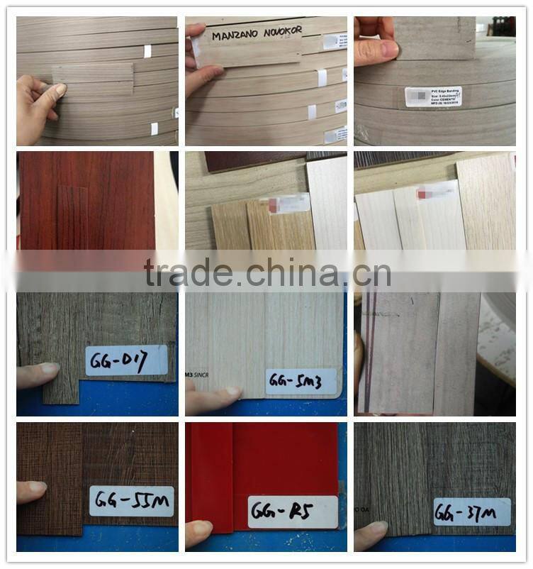 0.4-0.8mm pvc edge banding tape for table and desk