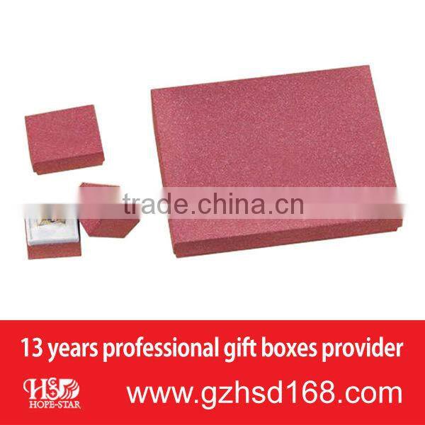 Customizd high quality cheap paper ring box withe ribbon packaging for sale