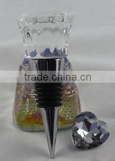 Crystal Diamond Shaped Wine Bottle Stoppers