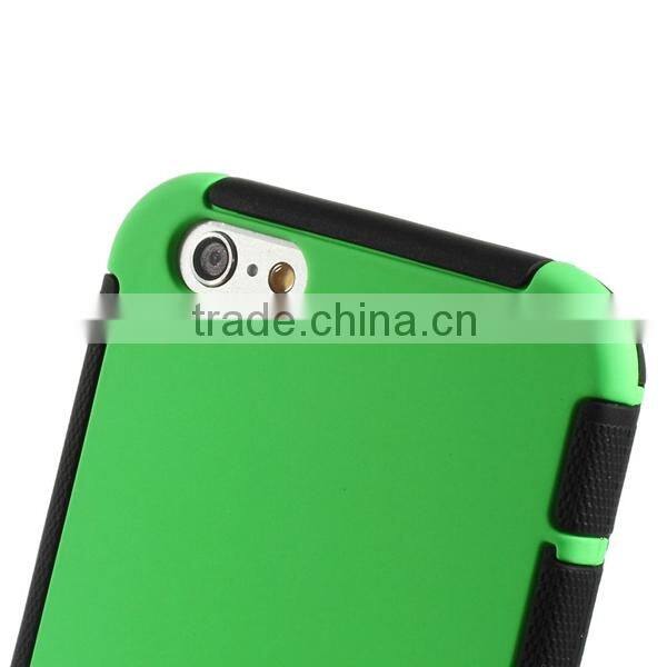 2015 New Dual Color TPU PC case for apple iphone 6 case