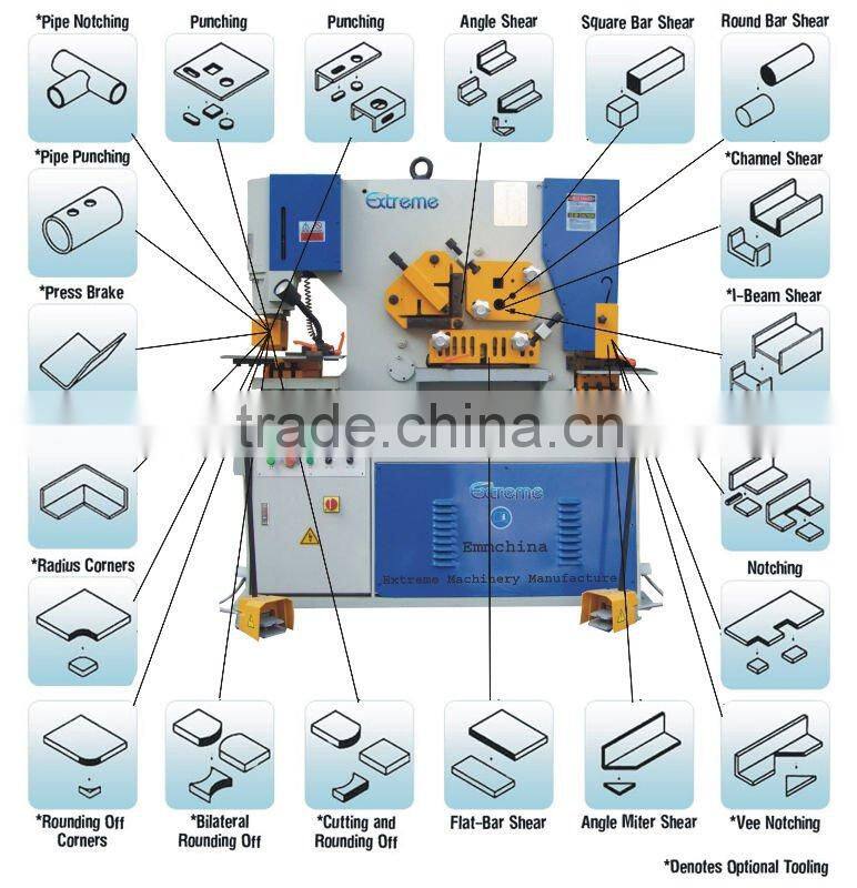 Q35Y-25Hydraulic Ironworker Dual Cylinder