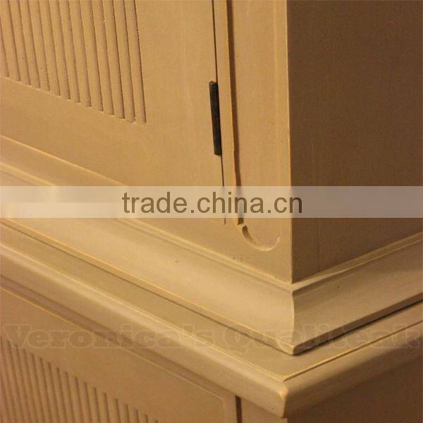 Wolter White Painted Wardrobe With Antique Gustavian Furniture Style