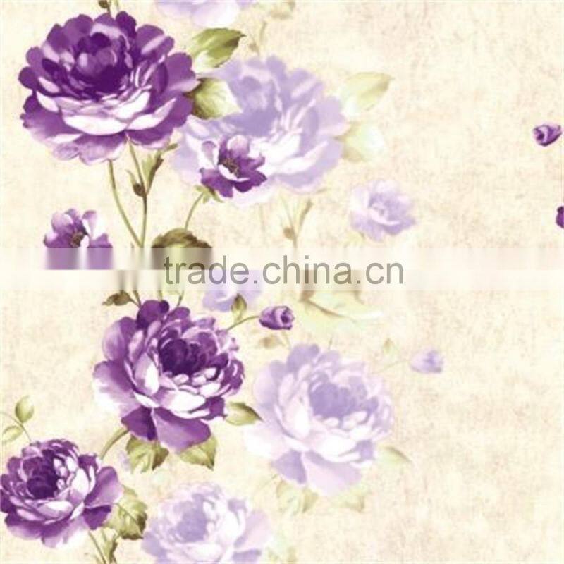 Hot Sale Modern Style Big Flowers Wallpaper for Home