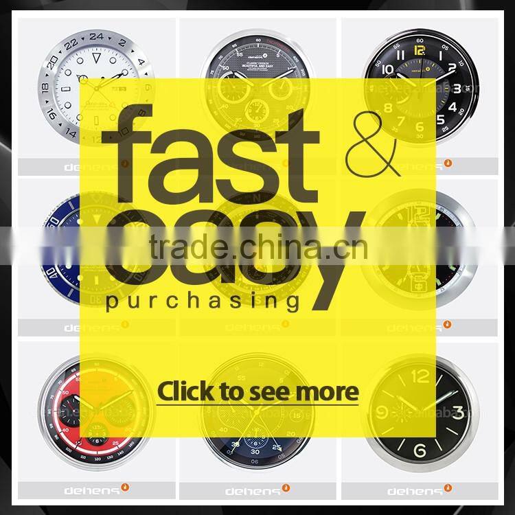 DEHENG 13-inch Cool Racing black dial Watch Clock metal clock