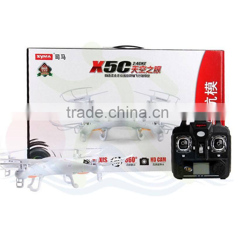 2.4g 4-axis ufo aircraft, rc quadcopter ,X5C remote control rc aircraft with camera