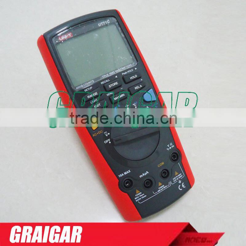 UNI-T Automotive Digital Palm-Size Multimeter UT71C Intellgent Multi-Purpose Meter LCD Voltmeter Ammeter Ohmmeter Auto Range