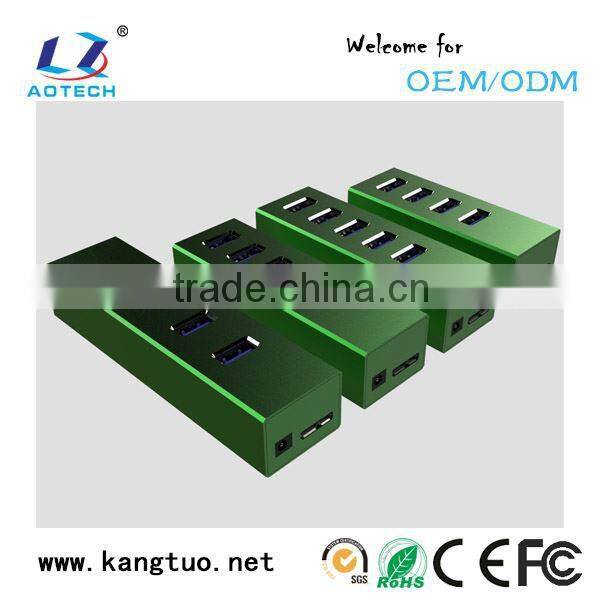 usb3.0 hub 4 port aluminum cover case usb hub