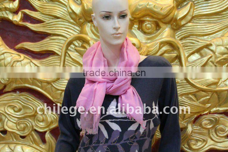 thin plain cashmere/modal blend scarf shawl pashmina