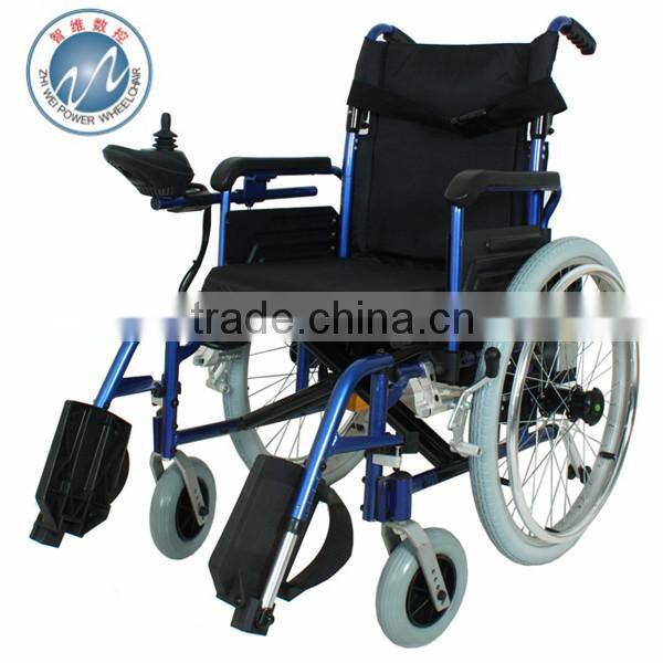 with Lead Acid Battery Folding Electric Power wheelchair