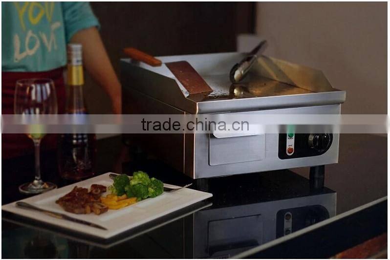 Stainless steel table top Electric barbecue Griddle(CE certificate)(ZA-360V)
