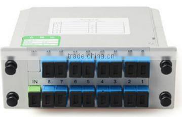 CATV FTTX GPON/EPON LGX BOX 1*8 Fiber Optic PLC Splitter
