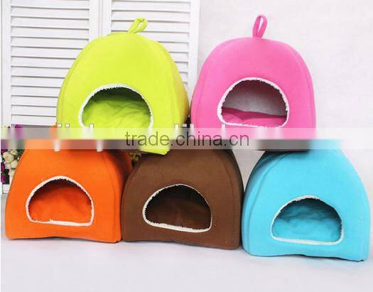 Soft plush Small Cotton Soft Dog Cat Pet Bed House