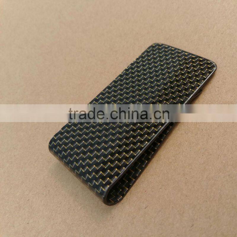 high quality carbon fiber money cilp for friends/college
