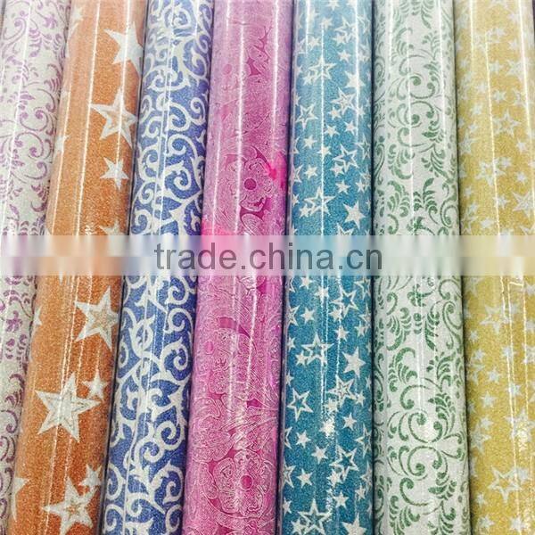 Lovely style decorative festival glitter film roll
