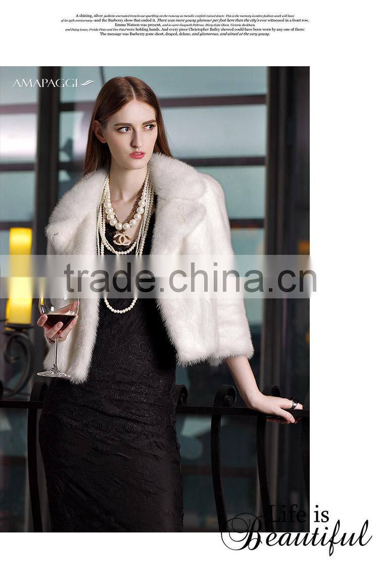 factory sale discount suit style modern mink fur jacket