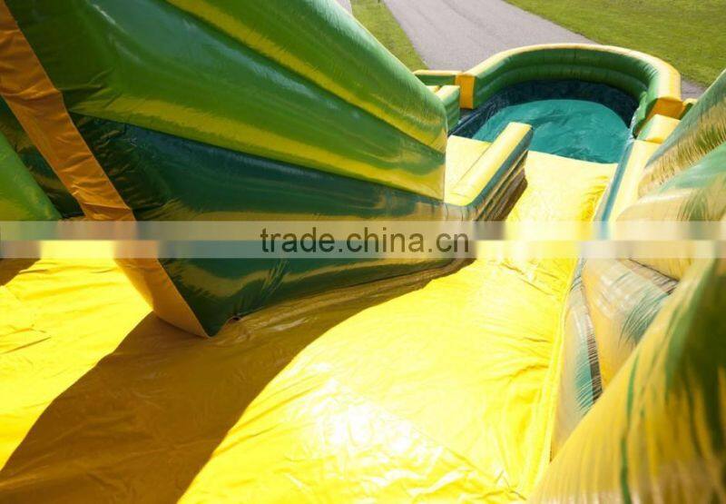 2016 newest inflatable water or dry slide with two climbs and 2 slidings