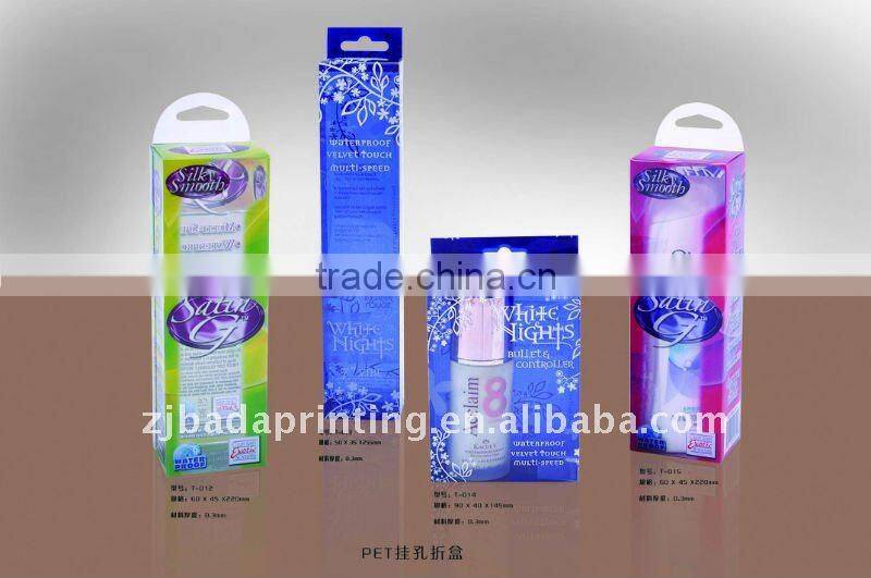 High quality Clear Plastic PP box of silk screen printing
