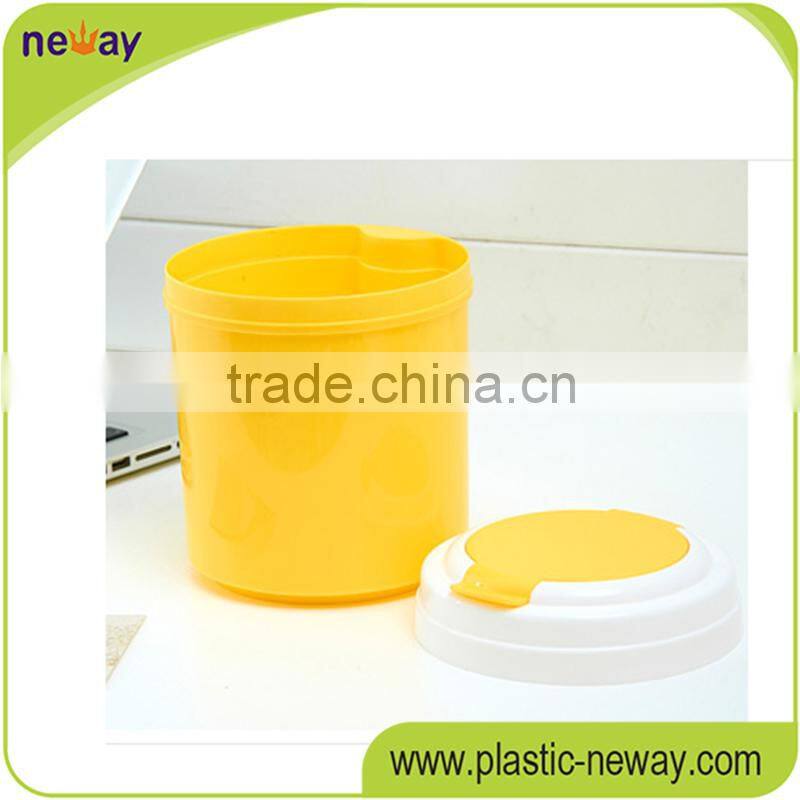 New fancy design Eco-Friendly Stocked PP standing recycling waste bin for home