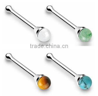 Acrylic belly navel piercings flower fleshed color navel ring make navel belly button rings