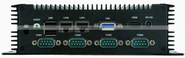 Embedded Fanless Mini PC Barebone system computer NFN45 With 3G/wifi /DC power