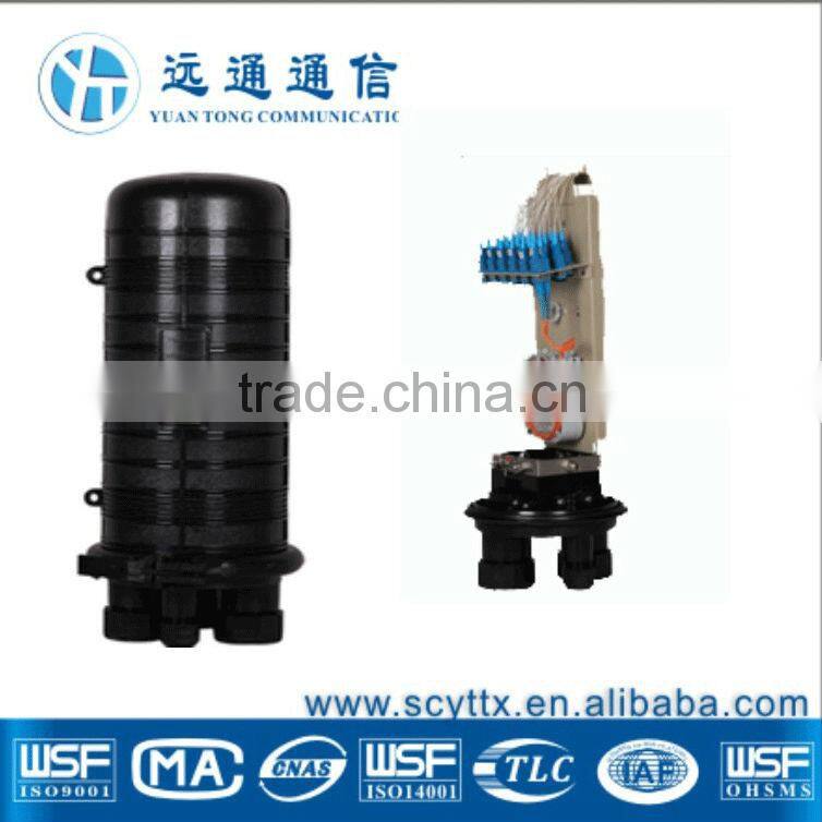 Integrated seal ftth 144 core fiber optic splice closure