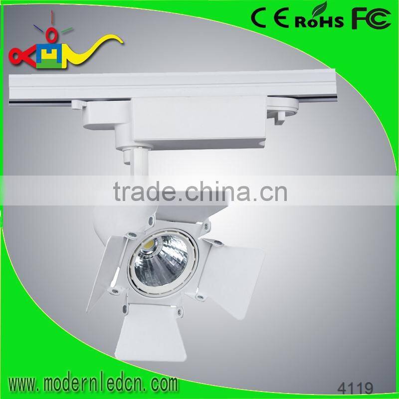 2015 new commercial led track light 4 leaf