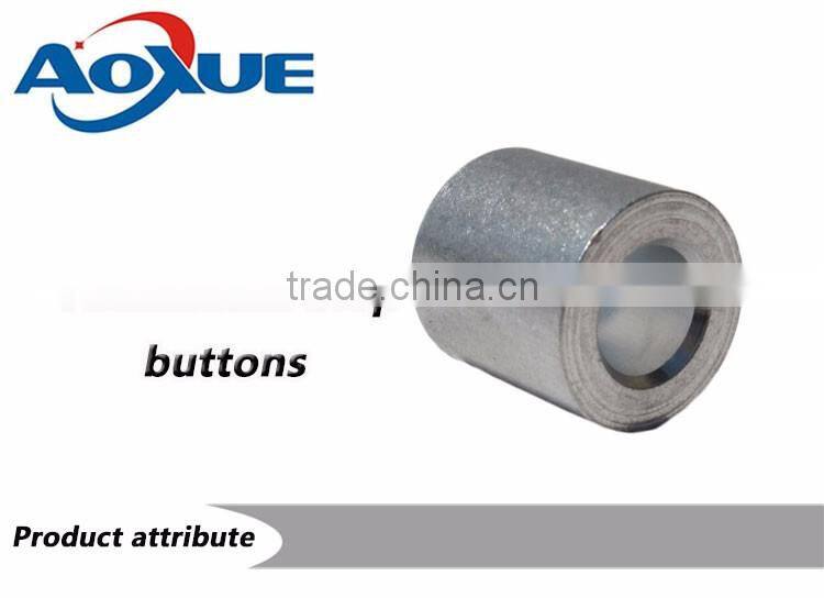 Aluminium stop buttons