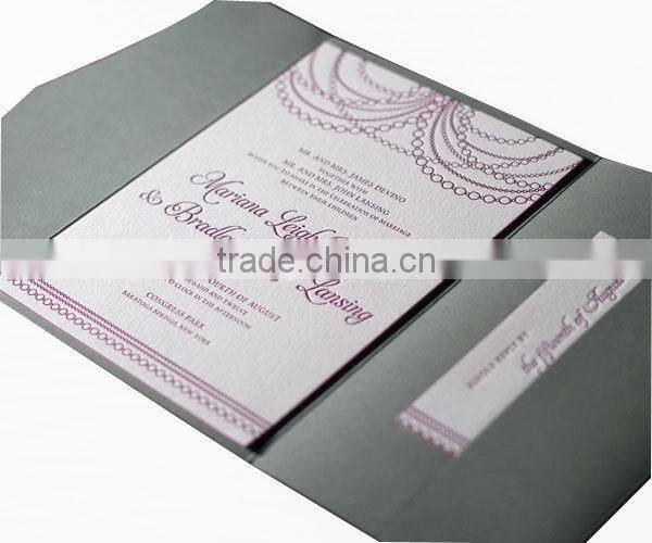 Good quality trendy e card wedding invitations